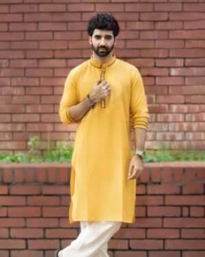 Premium Microstitch Embroidered Panjabi