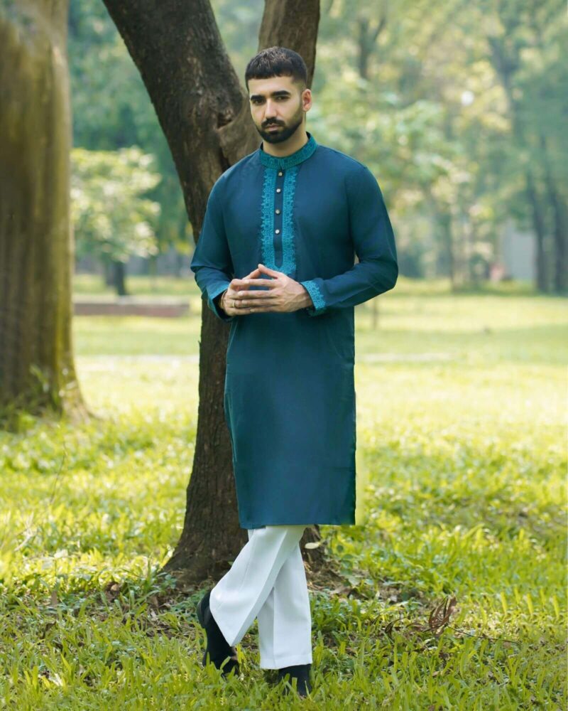 Petrol-Blue-Color-Premium-Embroidery-Panjabi-1.jpg